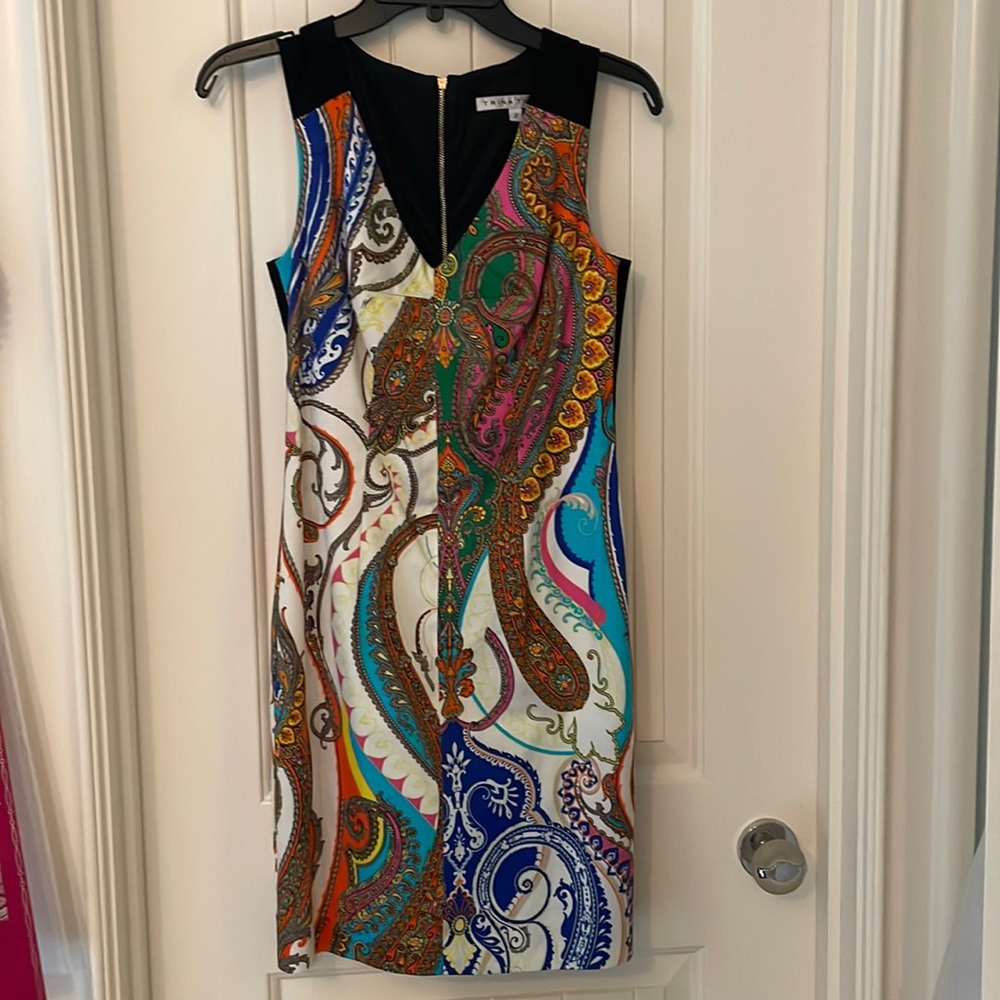 Trina Turk size 2 multi color dress
